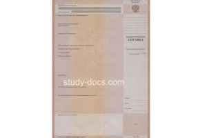 Академическая справка в Камышине