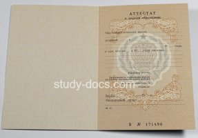 Аттестат за 11 класс до 1994 в Камышине