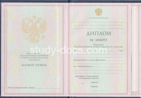 Диплом колледжа 1997-2002 в Камышине