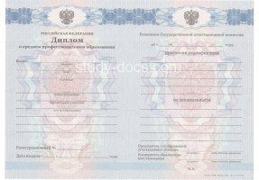 Диплом техникума 2011-2013 в Камышине