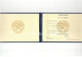 Диплом техникума ссср старого образца в Камышине